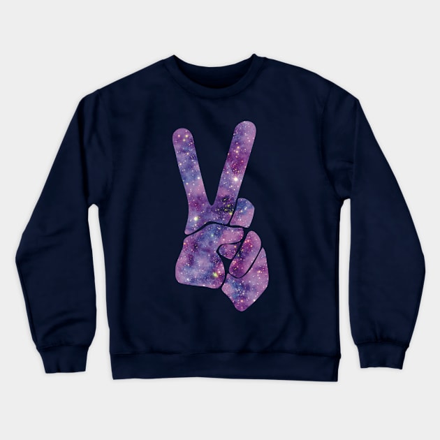 Peace Crewneck Sweatshirt by starwilliams